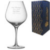 Engraved Large Cabernet Abondant Wine Glass