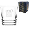 Personalised Engraved Vodka Elegan Tumbler with 'Name's Vodka Glass' Design