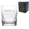 Personalised Engraved Vodka Short Keops Tumbler with 'Name's Vodka Glass' Design