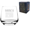 Personalised Engraved Vodka Short Tallo Tumbler with 'Name's Vodka Glass' Design