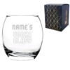 Personalised Engraved Vodka Short Tondo Tumbler with 'Name's Vodka Glass' Design