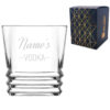 Personalised Engraved Novelty Vodka Elegan Tumbler with 'Name's Vodka' Design