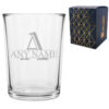 Personalised Engraved Islington Pint Glass, Initial and Name Design, Custom Name, Gift Box Included