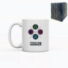 Printed Mug with X Console Controller Design, Gift Boxed, Personalise with any name for any gamer
