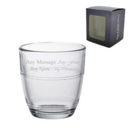 Engraved 220ml Curved Stacking Tumbler with Gift Box