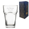 Engraved American Style Wavy Hiball 14oz/414ml, San Marco Glass, Any Message