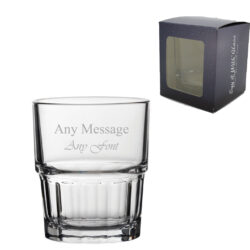 Engraved Next Stacking Hiball 7oz/207ml Glass, Any Message
