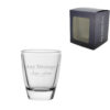 Engraved Whiskey Tot Shot Glass 1oz/25ml, Any Message