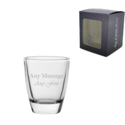 Engraved Whiskey Tot Shot Glass 1oz/25ml, Any Message