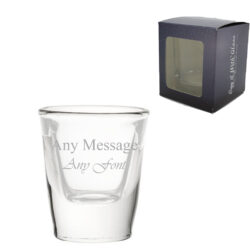 Engraved American Shot Glass 1oz/30ml, Any Message