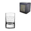 Engraved 2oz/59ml Side Shot Glass, Any Message for Any Occasion