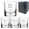 Engraved Wedding Guest Whiskey, Grooms Man or Any Text, 11.5oz, Script Font