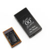Engraved Jet Gas Lighter Black Happy Custom Number Birthday Gift Boxed