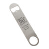 Engraved Large Steel Bar Blade Bottle Opener Happy 20th Birthday