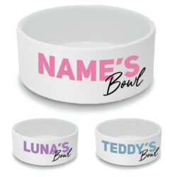Personalised Dog Bowl with Name's Bowl