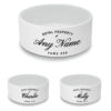 Personalised Cat Bowl with Royal Property Design