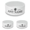 Personalised Cat Bowl with Taste Tester Design