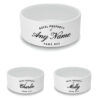 Personalised Pet Bowl with Royal Property Design