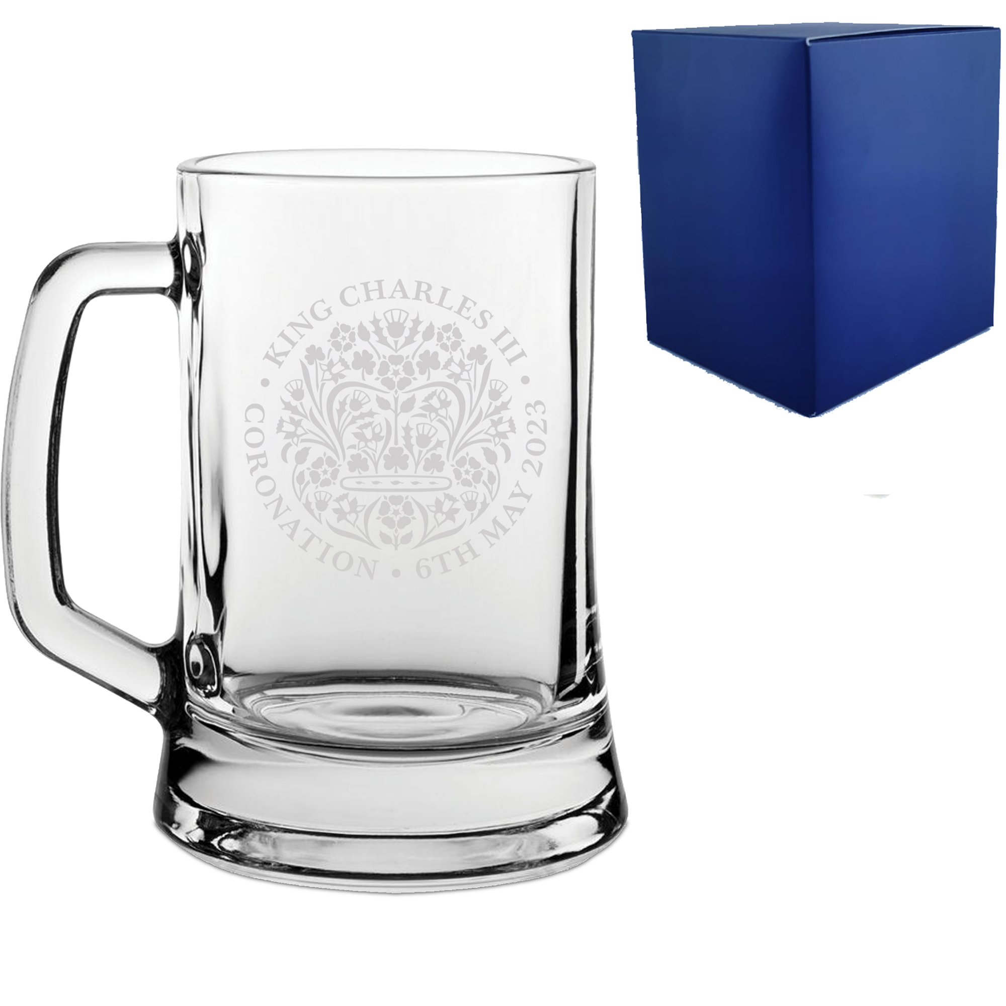 Personalized Pint Glass - Engraved with Your Name and/or Text - 500 ml - Dishwasher Safe - High-Quality Laser Engraving